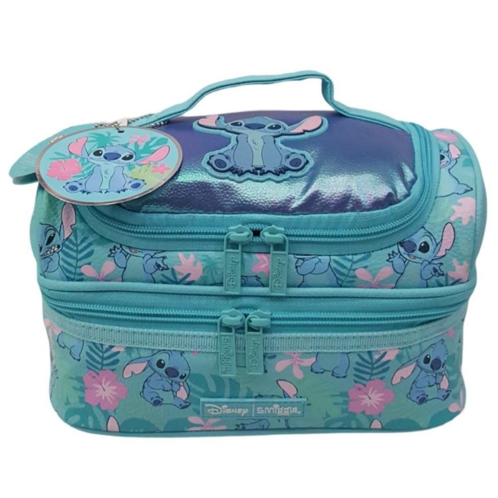 New Lunch Bag Anak Stitch Selempang Hardtop / Tas Makan Motif Stitch / Tas Bekal Anak Stitch / Tas M