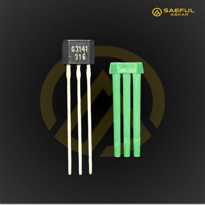 Ready Transistor Hall Effect Sensor Magnetic Dinamo BLDC G3141/TO-92S Sepeda Listrik Motor Listrik m