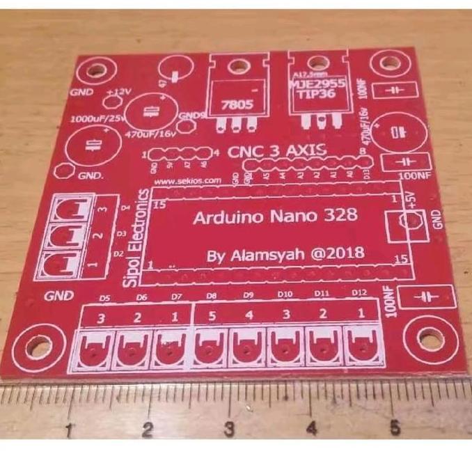 PCB ARDUINO NANO GRBL GRBL CNC CNC ENGRAVER LASER PRINT 3 AXIS PERTINX BBM27
