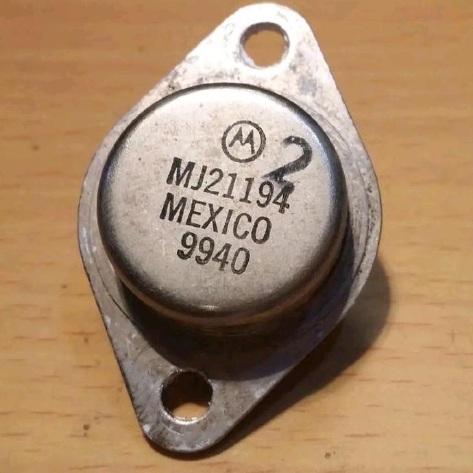 TRANSISTOR MJ21194 MJ 21194 MOTOROLA USED COPOTAN UNTUK AUDIO BBM27