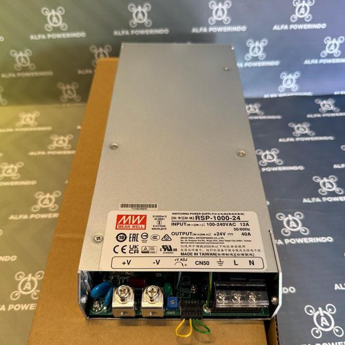 RSP-1000-24 MEAN WELL POWER SUPPLY 41,6A 24V 1000Watt MEAN WELL Alfapower10 dijamin