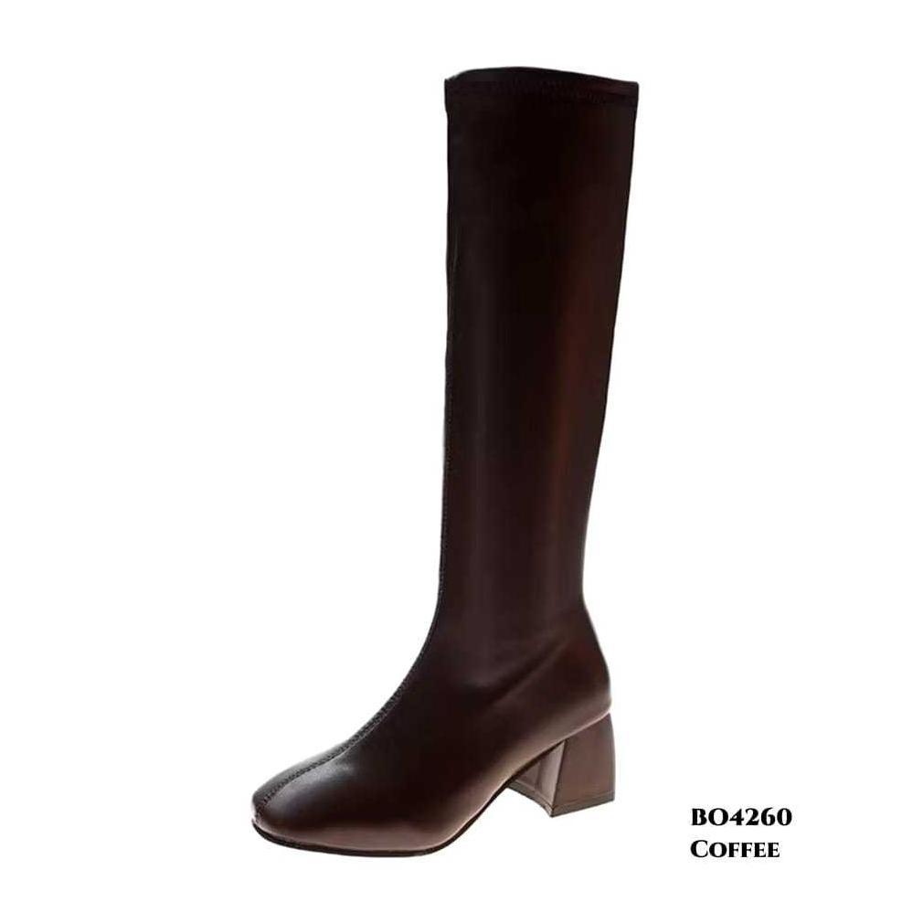 HOT sepatu Boots heels panjang hak tau flat wanita fashion harga fromo