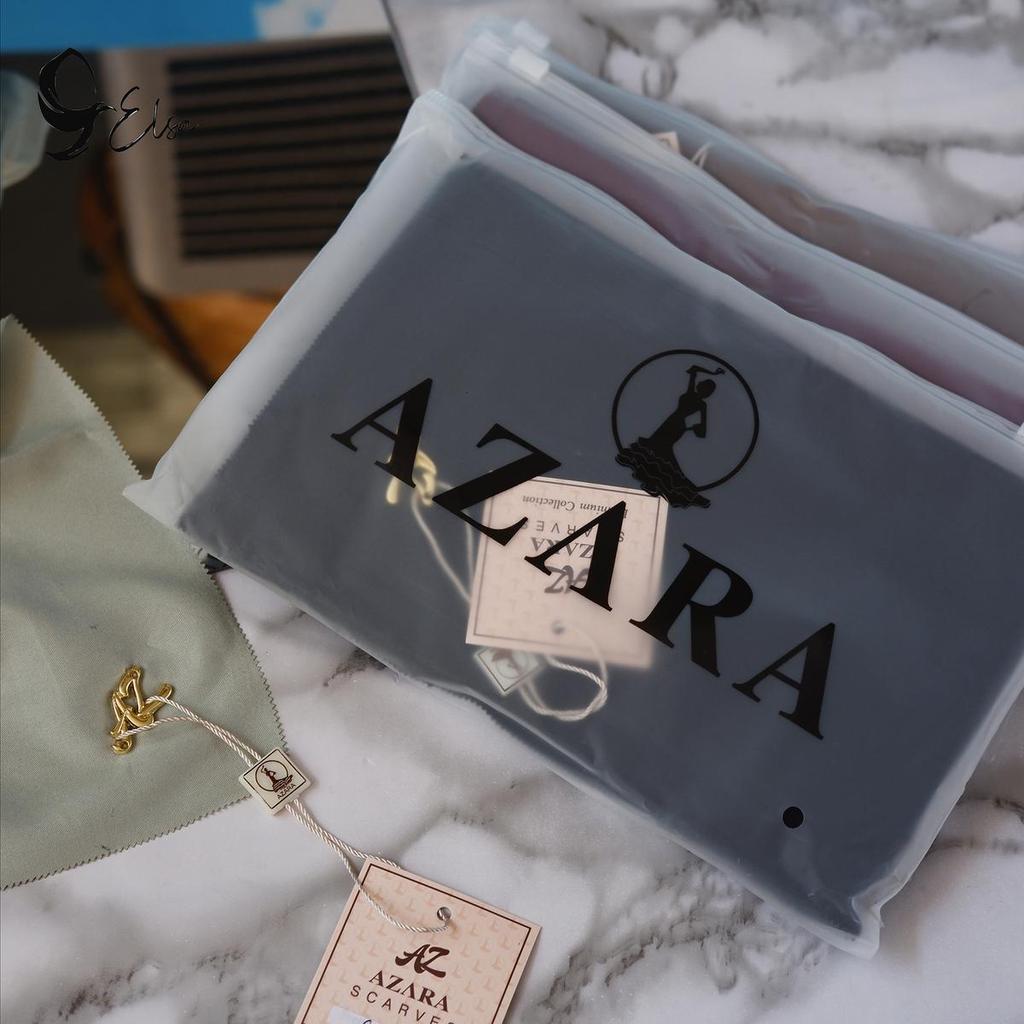 Galeri Hijab Nona - Jilbab Segi Empat Azara Premium Voal Laser Cut / Kerudung Bella Square Segi4 Pol