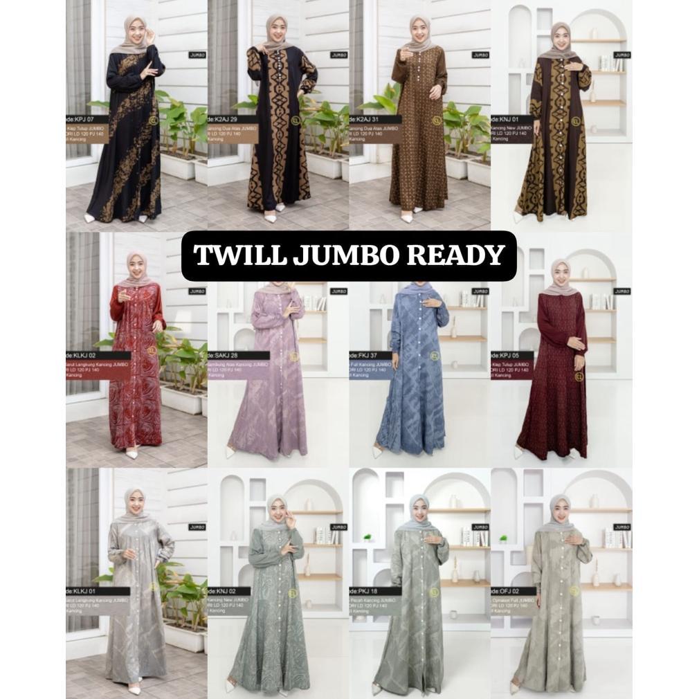 GARANSI Gamis Twill Elzhaf Jumbo Handmade Adem Batik
