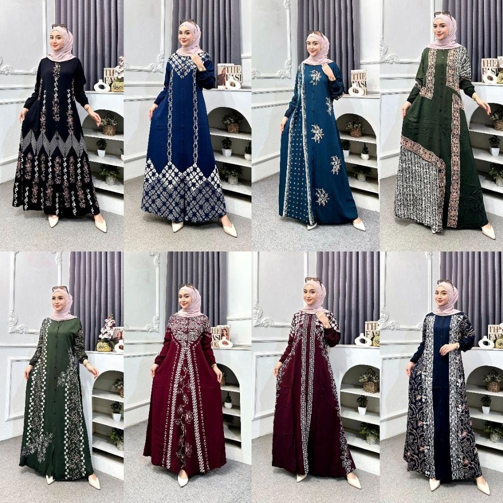 PROMO LEGENDA BATIK  |GAMIS TWILL ORI MURAH || GAMIS SYAR'I || GAMIS TWILL PEKALONGAN || GAMIS TWILL