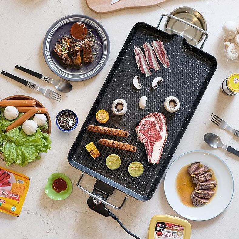 BOHACOLA IDEALIFE EG-5001 ALAT PANGGANG LISTRIK EG5001 ELECTRIC GRILL IL-116S ALAT PEMANGGANG ELEKTR