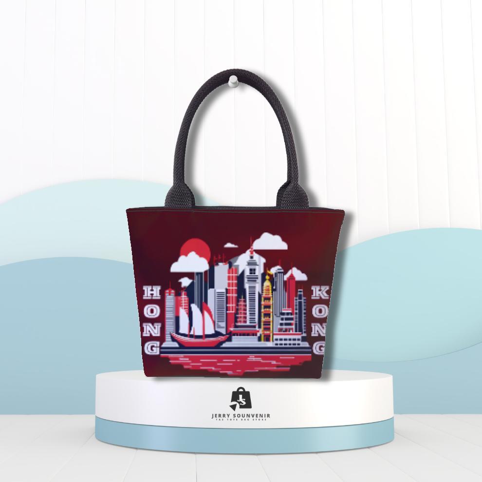 terbaru tas wanita mini top handle bag - souvenir hongkong