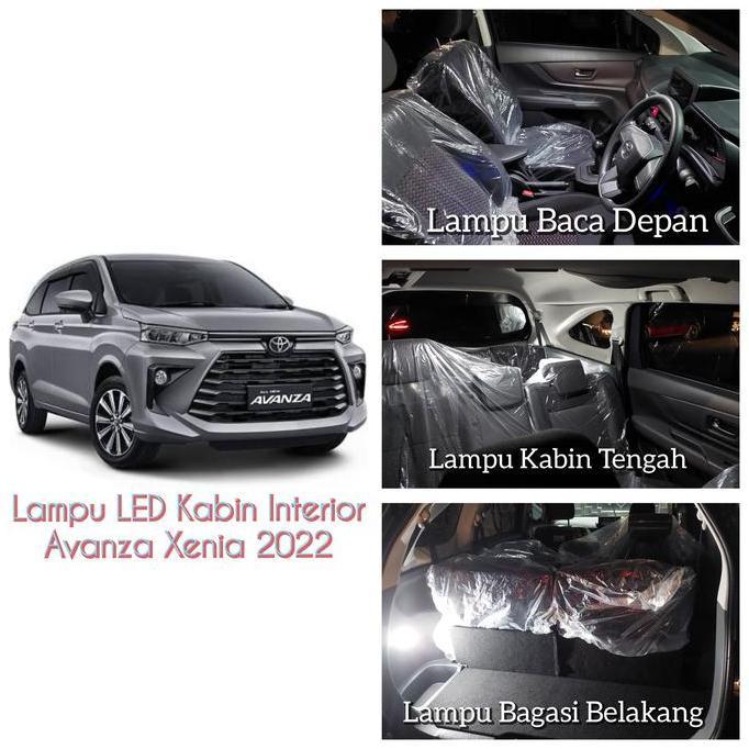 DV62 >> LAMPU KABIN PLAFON LED INTERIOR ALL NEW AVANZA XENIA 2022 FULL SET