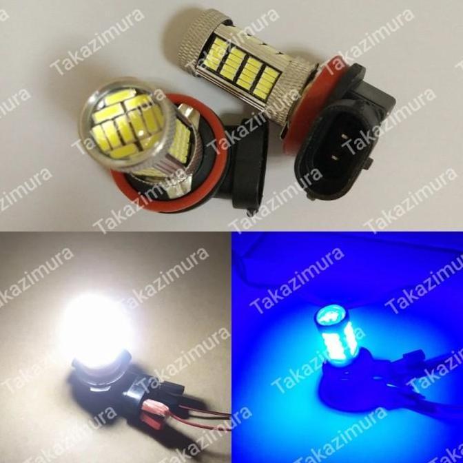 DE76 - Bohlam h11 / h16 92 led lampu foglamp mobil new agya calya sienta rush