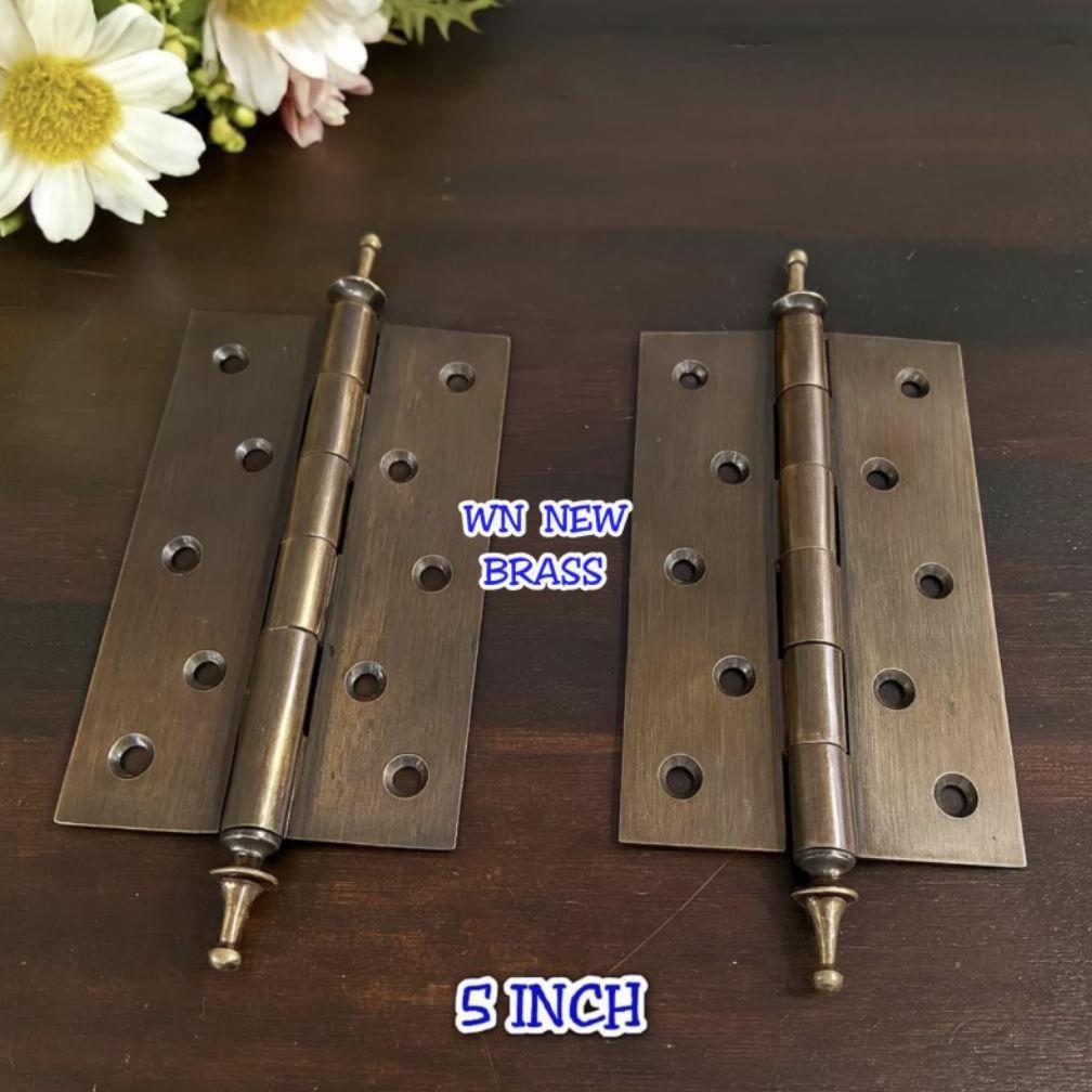 NEW TERMURAH Engsel Pintu Rumah Pagar Kuningan Antik 5 Inch 1 pcs [terbaik][terlaris]