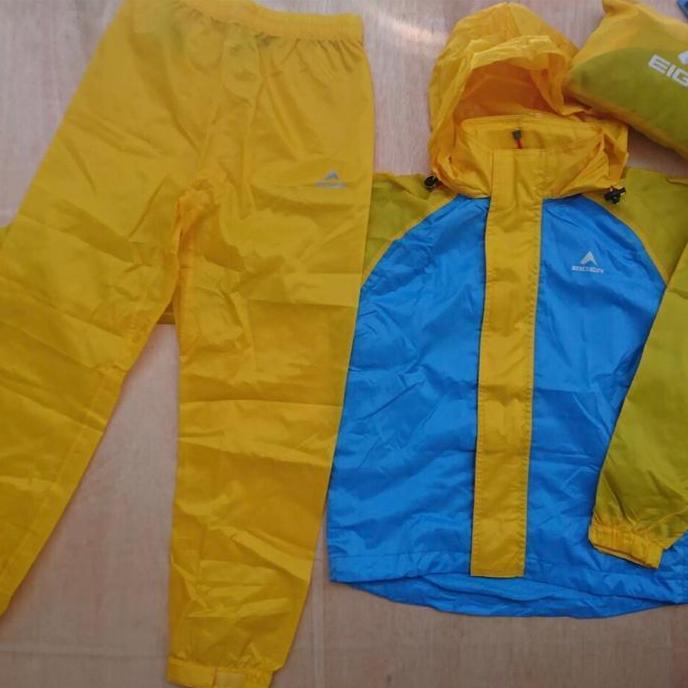 Jas hujan Eiger Anak Rainiest Kids 1.0 Raincoat Rainsuit kids Setelan [terbaik]