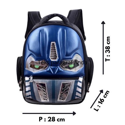 Kid's Store Tas Ransel Anak Robot Led Nyala