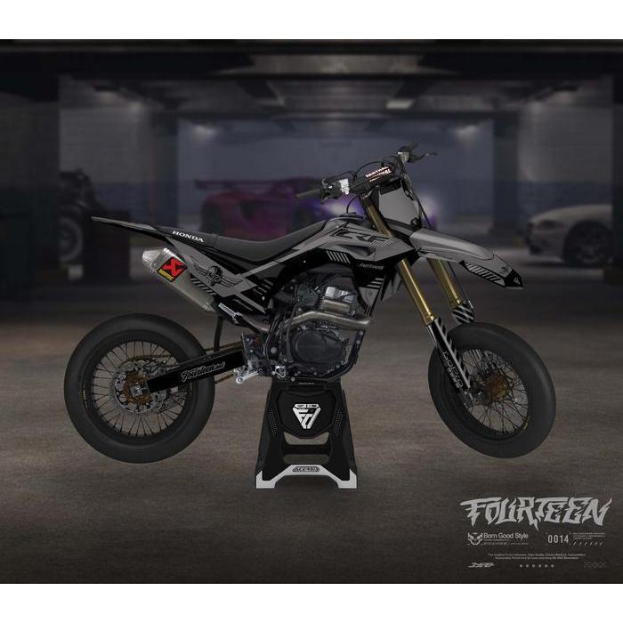 Decal Crf 150 L - Perfect Grey Kendaraan Motorcycle   Decal Supermoto Decal Premium Decal Trail Deca