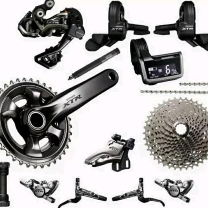 Shimano Groupset Sepeda Xtr Di2 External 9020 2X11 Direct Mounted