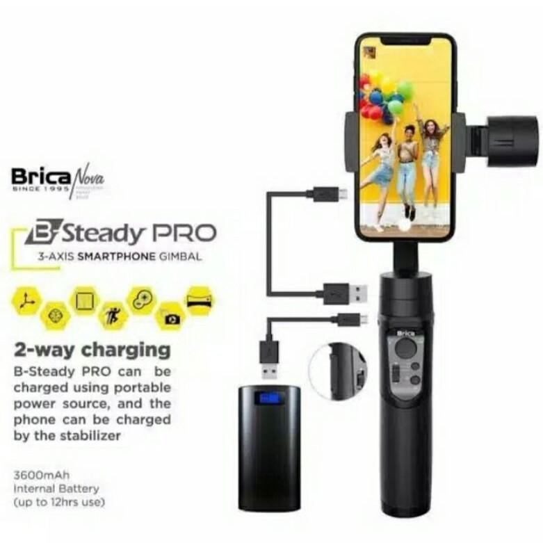 Brica B-Steady Pro / B-Steady Pro 2024 / B-Stady Pro Ultimate Gimbal 3-Axis Stabilizer