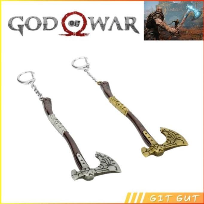 Keychain Gantungan Kunci God of War Kratos Leviathan Axe