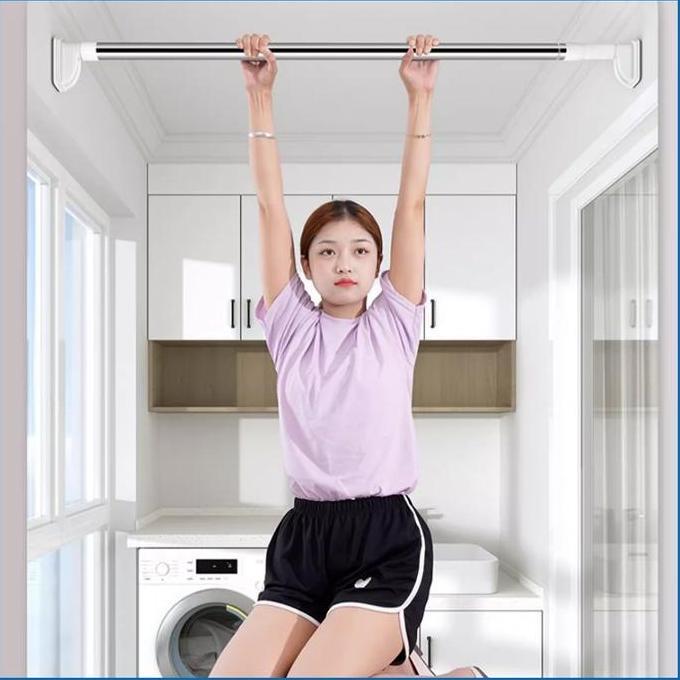 Blocx- .Marine Tiang Gorden Fleksibel/ Tiang Jemuran / Tiang Serbaguna Kamar Mandi Toilet Dapur Jend