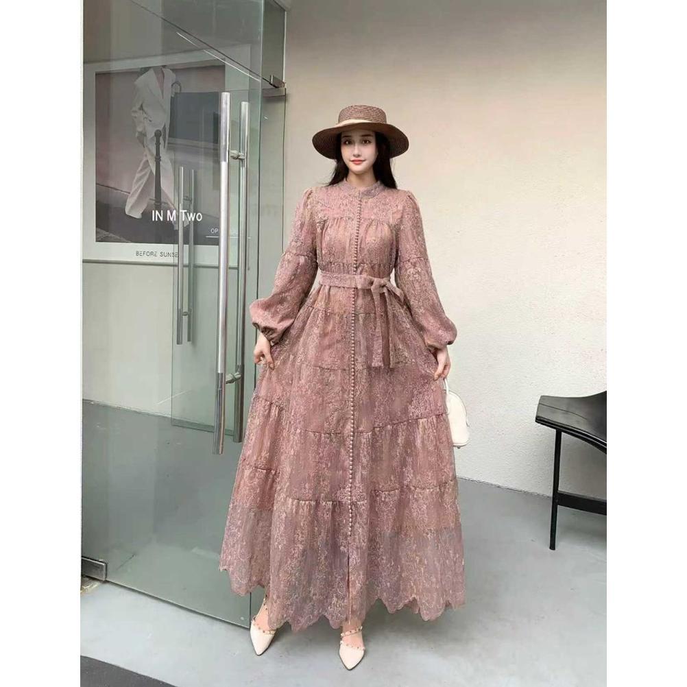 FAST DELIVERY GAMIS KANCING SERIBU BORDIR, GAMIS KEV, GAMIS BANGKOK, GAMIS PUTIH, WHITE MAXI, DRESS 