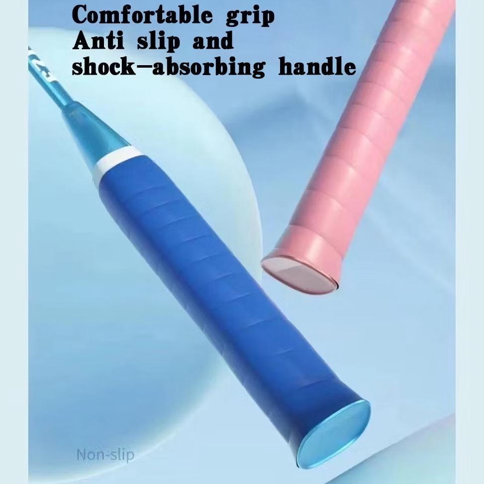 RECOMMENDED FLEURI | RAKET BADMINTON BULUTANGKIS isi 2pcs Set Raket Biru Pink Bonus Bag Gagang Anti 