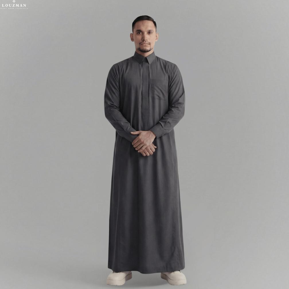 WAJIB PUNYA Louzman Thobe Kemeja / Tub / Gamis / Jubah Slimfit Dewasa