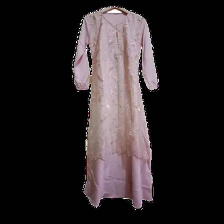 VALUE PACK GAMIS BURKAT TILE MUTIARA PREMIUM BAJU GAMIS KEKINIAN DRES/LONGDRES LENGAN KARET 2026