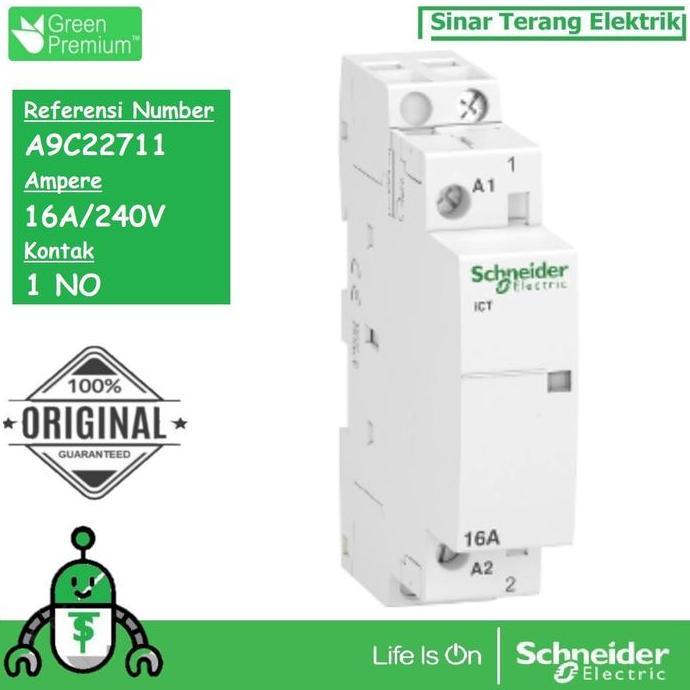 Kit- Or Din Ict 1P 16A 1No A9C22711 Schneider Electric Acti9