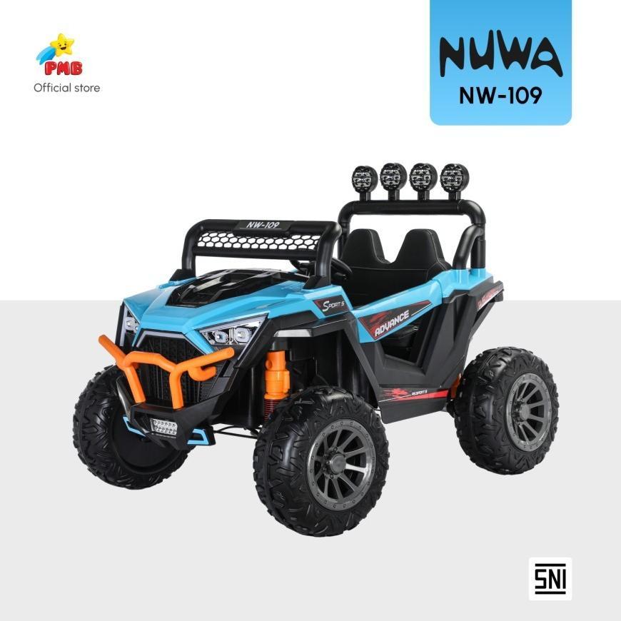 leles Mainan Anak Mobil Aki Nuwa NW-109 PMB LED MP3