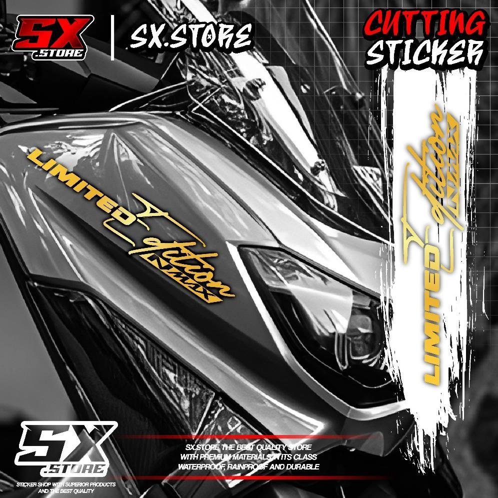 ( BISA COD ) Cutting Sticker Yamaha NMAX LIMITED EDITION - Sticker Logo Motor Mobil Laptop LIMITED E