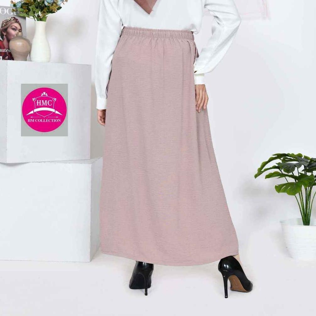 PREMIUM Rok CRINKLE Airflow / Dayli Rok JUMBO / Rok Crinkle Murah Serut Tali Terbaru KEKINIAN