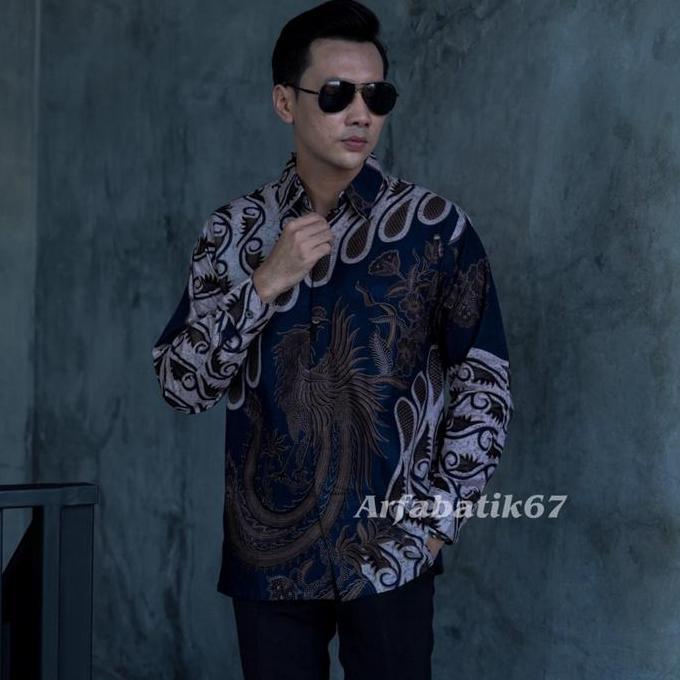 Men- Parang Barong Kemeja Batik Pria Katun Solo Lapis Tangan Panjang Dan Pendek Furing By Arfabatik6