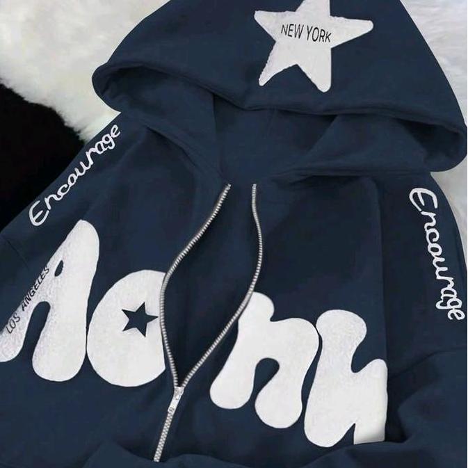 DISKON Jaket Pria Distro Big Size 6XL 5XL 4XL 3XL 2XL XL L M S Jaket Zipper Jepang Harajuku Hip Hop 
