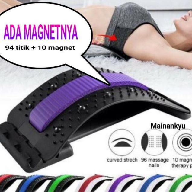 Orthopedi Akupuntur + Magnetic Sandaran Punggung Terapi Sakit Pinggang 10 Magnet Orthoplus Ortopedi