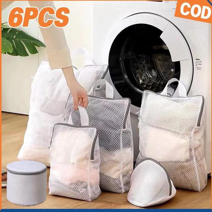 Laundry Bag Kantong Baju Pelindung Mesin Cuci Untuk Pakaian, Jaring Laundry Bag Jaring Baju Kotor Ka