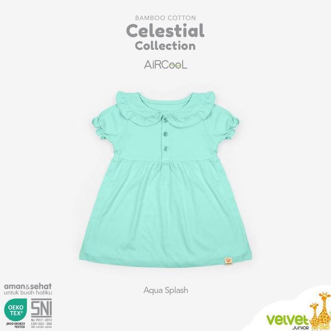 Velvet Junior Celestial Dress - Dress Anak Iris - Celestial 8