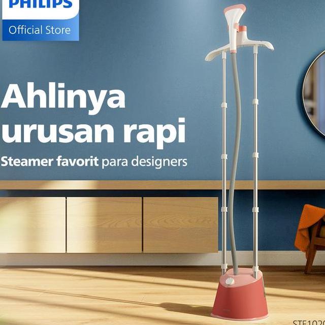 Philips Stand Steamer 1 Series Ste102040 Pink Setrika Uap Strika Uap Philips Setrika Uap Setrika Uap