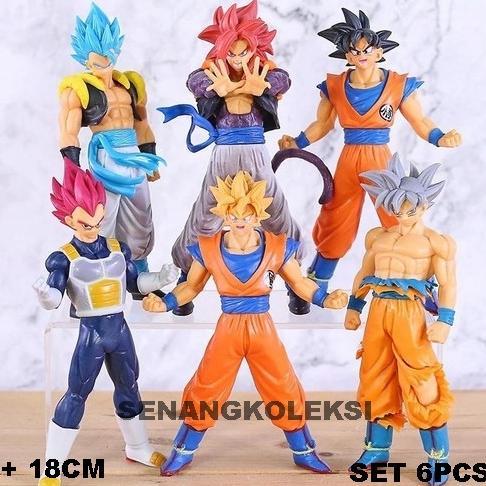 Figure set 6 dragon ball son goku Termurah