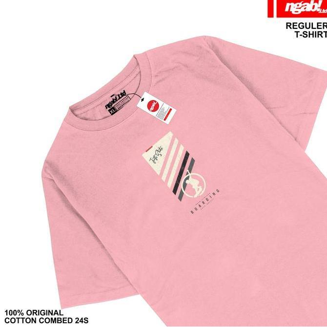 Riore- (Gratis Stiker ) Ngab Kaos Baju Desa Just Skate Pink Dusty Nb123 Unisex Pria Nita Cotton Comb