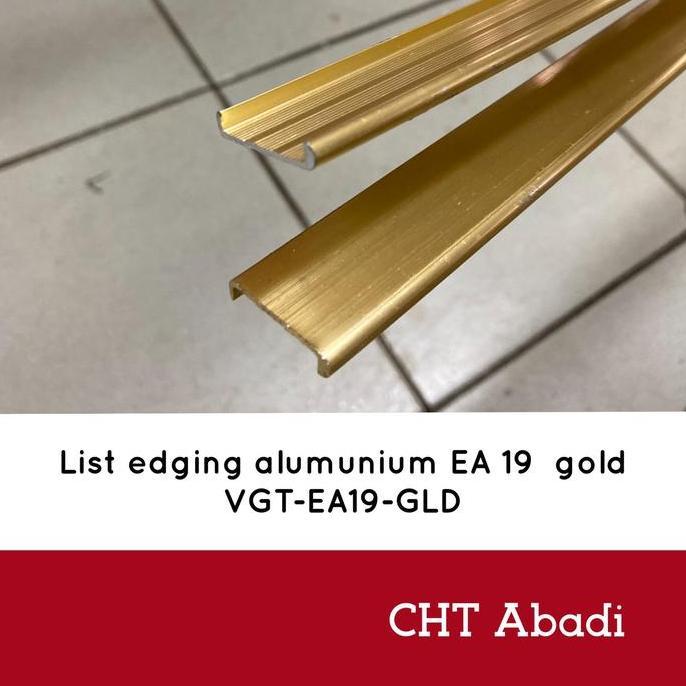 LIST EDGING ALUMUNIUM EA 19GOLD