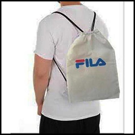 TAS SERUT FILA PUTIH WHITE RANSEL OLAHRAGA NON ORI TIDAK ORIGINAL BUKA