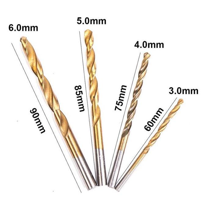 Bng- 27 Pcs Mata Bor Obeng Set Bor Dinding Kayu Lubang Sekrup Tangan Bor Listrik Dampak Mata Bor Aks