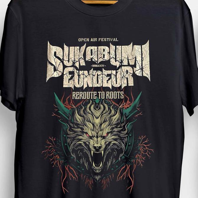 Riore- Kaos Band Sukabumi Eundeur Indonesia - Reroute To Roots / Tshirt Musik Rock Metal Unisex