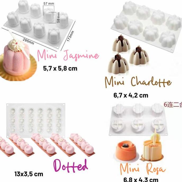 kesihhcelula- Cetakan Silikon Motif Cetakan Silikon Entremet Entremet Cake Silicone Diskon