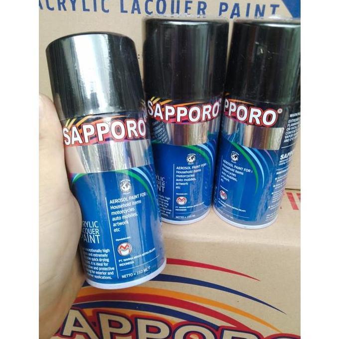 Pit- Pilok Pilox Cat Spray Sapporo 150Ml Saporo Chrome Chrom Crom Crome