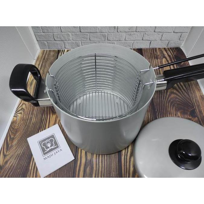 luckynopicky Maspion Multi Deep Fryer 18Cm - Alat Penggorengan Kentang Fried Chicken Panci Aluminium