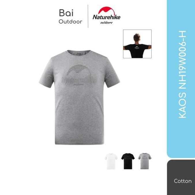 KAOS NATUREHIKE NH19W006-H BAJU T-SHIRT HIKING CAMPING OUTDOOR KATUN
