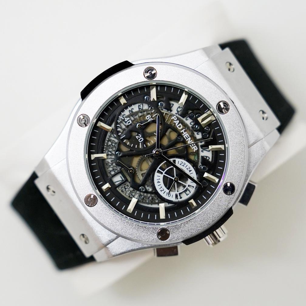 ORIGINAL PAD HENER Lexicon Analog Quartz Leather Suede Jam Tangan Pria Wanita Original 42mm KEKINIAN