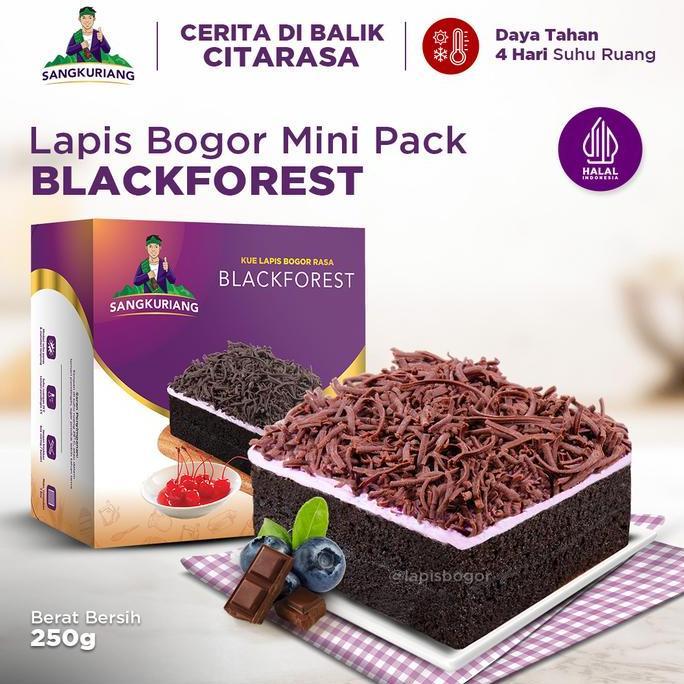 Torta- Lapis Bogor Sangkuriang Blackforest - Mini Pack (250Gr)