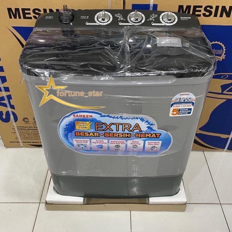 Mesin Cuci 2 Tabung SANKEN TW-8600 / TW-8663 / TW-8827 / TW-9110