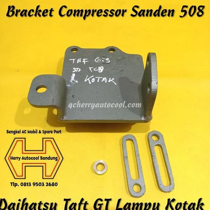 @=@=@=@=] Bracket Compressor Ac Mobil Sanden 508 Daihatsu Taft GTS Lampu Kotak