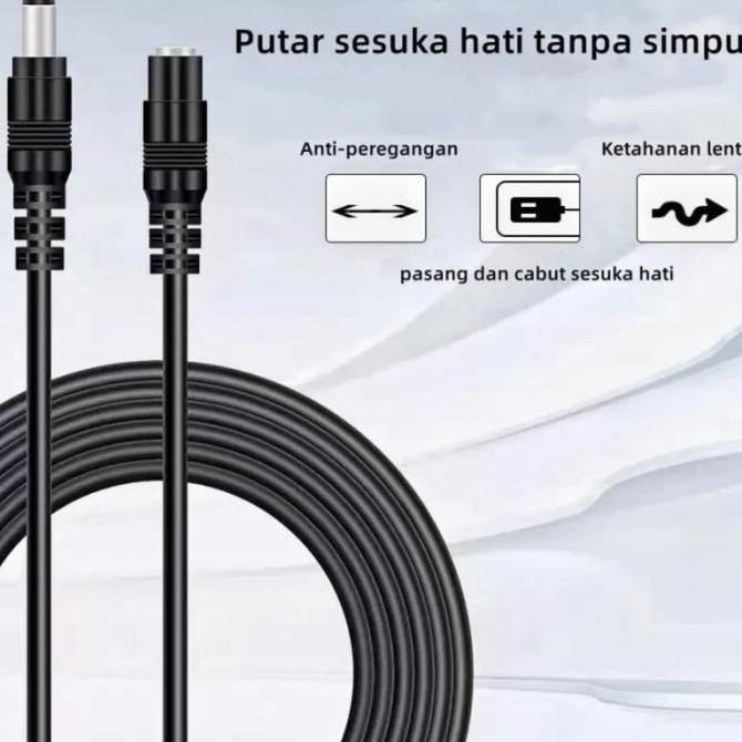 Var- Kabel Extension Dc Ektender Adapter Router Ip Camera Cctv Male Female